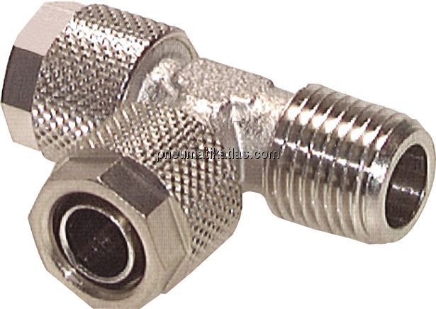 LE-Verschraubung R 1/8"-5x3mm, Messing vernickelt