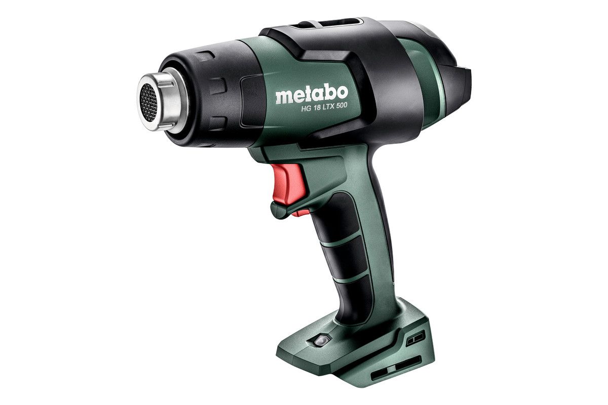 Akku-Heißluftgebläse soloHG 18 LTX 500 Metabo ohne Akku ohne Ladegerät metaBOX