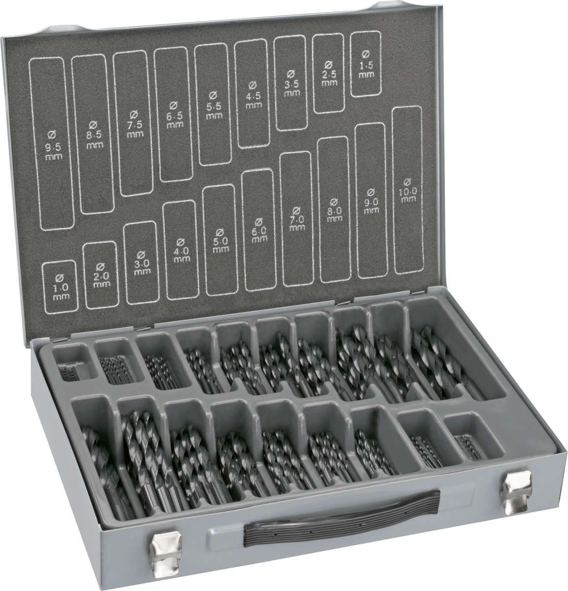 SpiralbStz D338N HSSrollg1-10,0 mm 170tlg. FORTIS