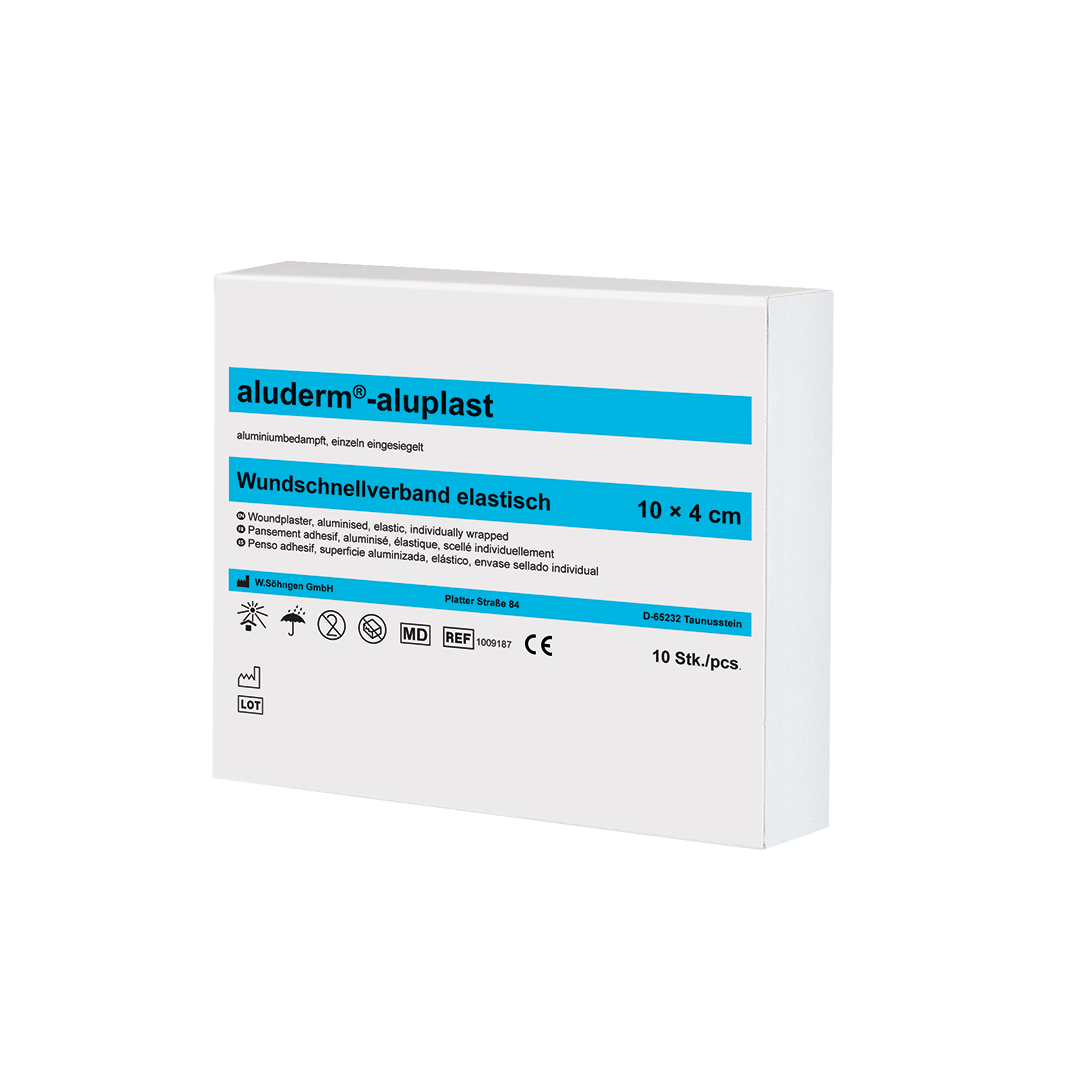 aluderm®-aluplast elastisch 1 m x 4 cm - in Abschnitten
