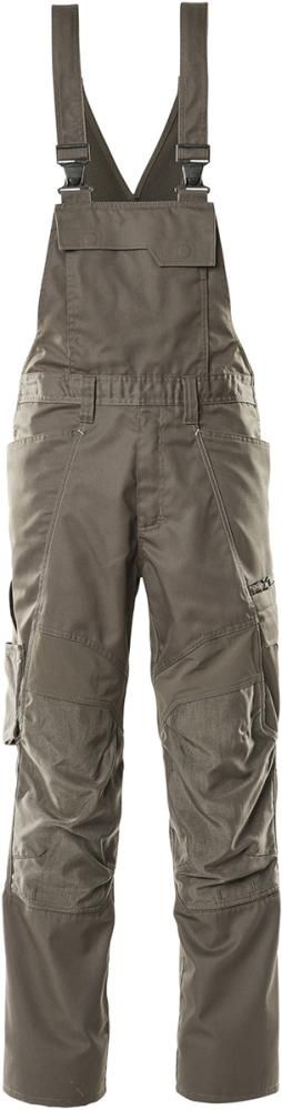 Latzhose 18569,Hänge- tasche,Stretch-Einsatz, dunkelanthrazit, Gr.82C64