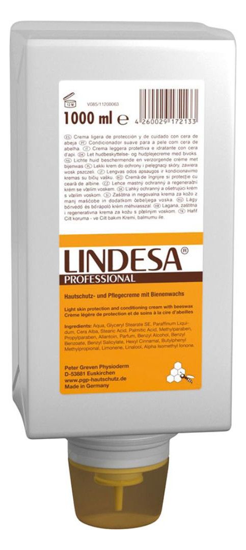 LINDESA Hautschutzcreme, gelb