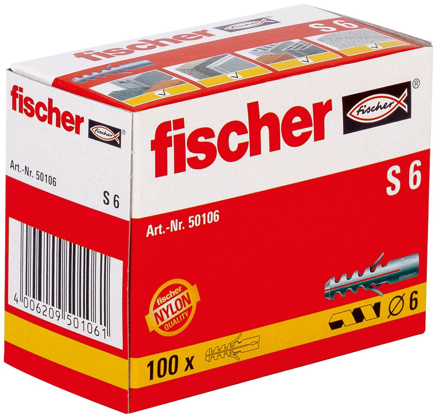 Fischer Dübel S 6
