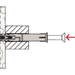 Langschaftdübel SXR 8x100 T