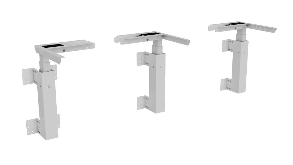 Tischgestell Classic 3B-3D Wandmontage, RAL 9016 weiß