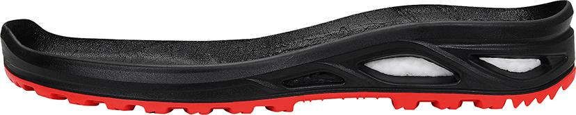 Halbschuh HANNAH XXTL, black-red LOW, ESD, S3, Gr.36