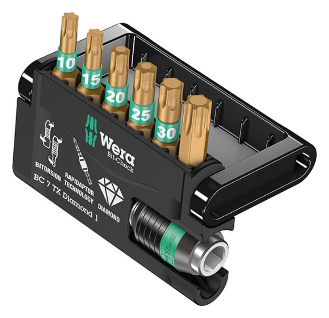 WERA Bitsatz diamant "Bit-Check"