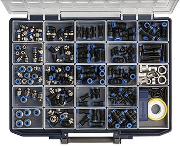 Sortimentsbox Steckverbinder Blaue Serie RIEGLER