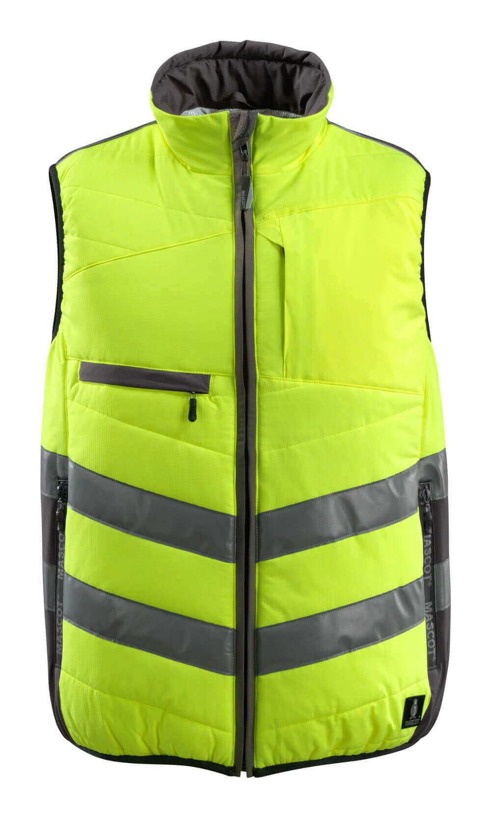 Winterweste MASCOT® Grimsby Hi-vis Gelb/Dunkelanthrazit, 4XL