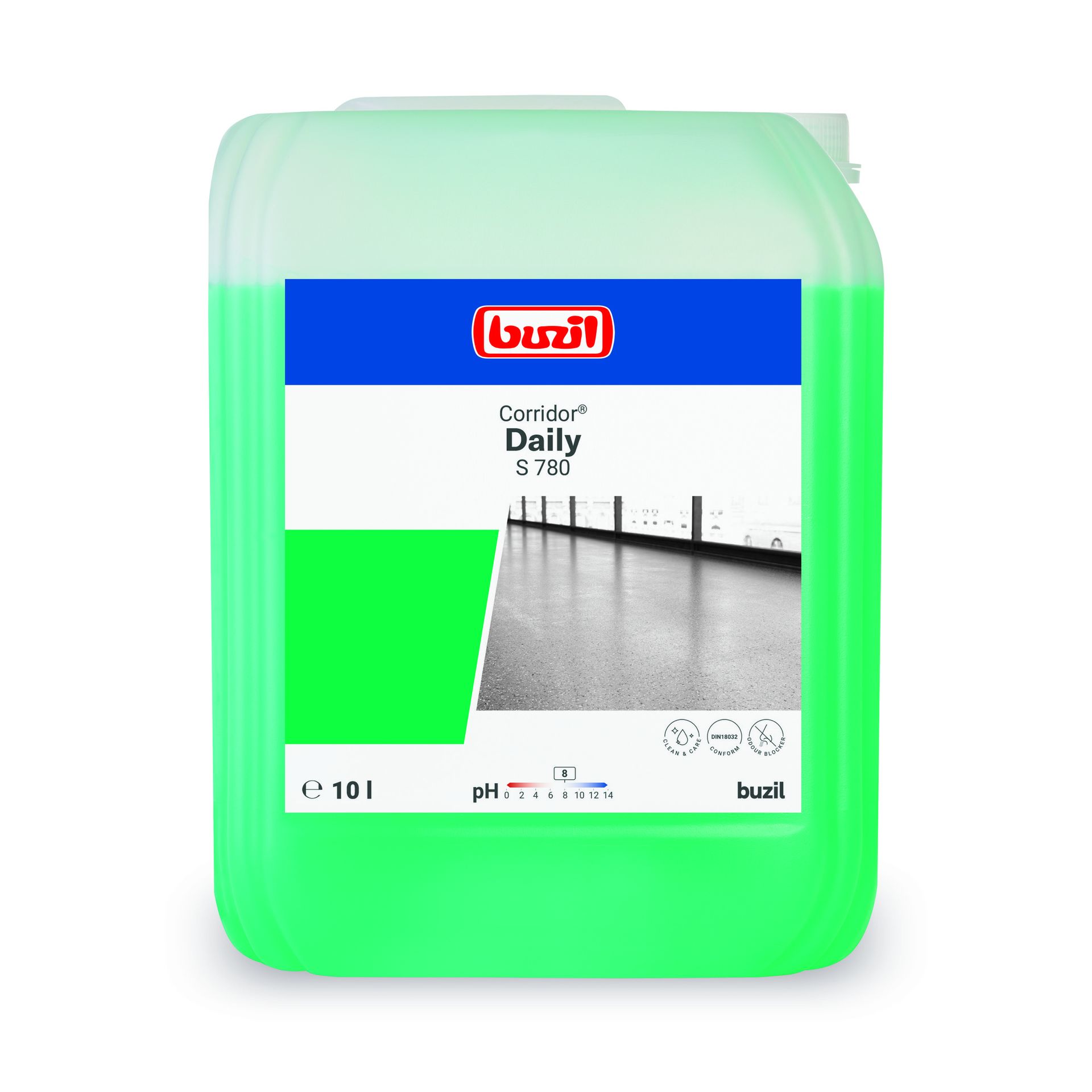 Corridor® Daily,Wischpflege auf Basis wasserlöslicher Polymere mit Geruchsblocker