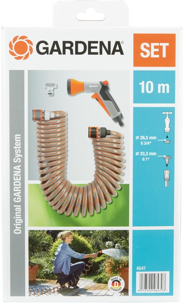 Spiralschlauch-Set 10 m Dispay