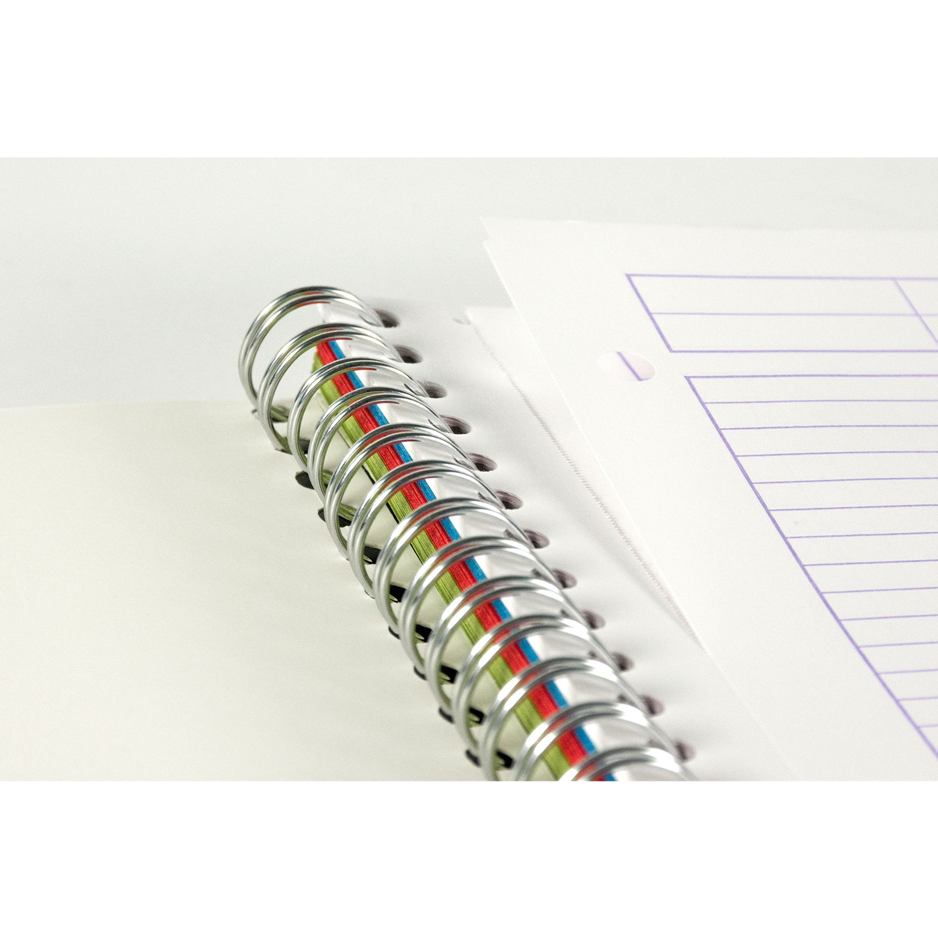 Meetingbook DIN A4 4fach gelocht 90g/qm schwarz