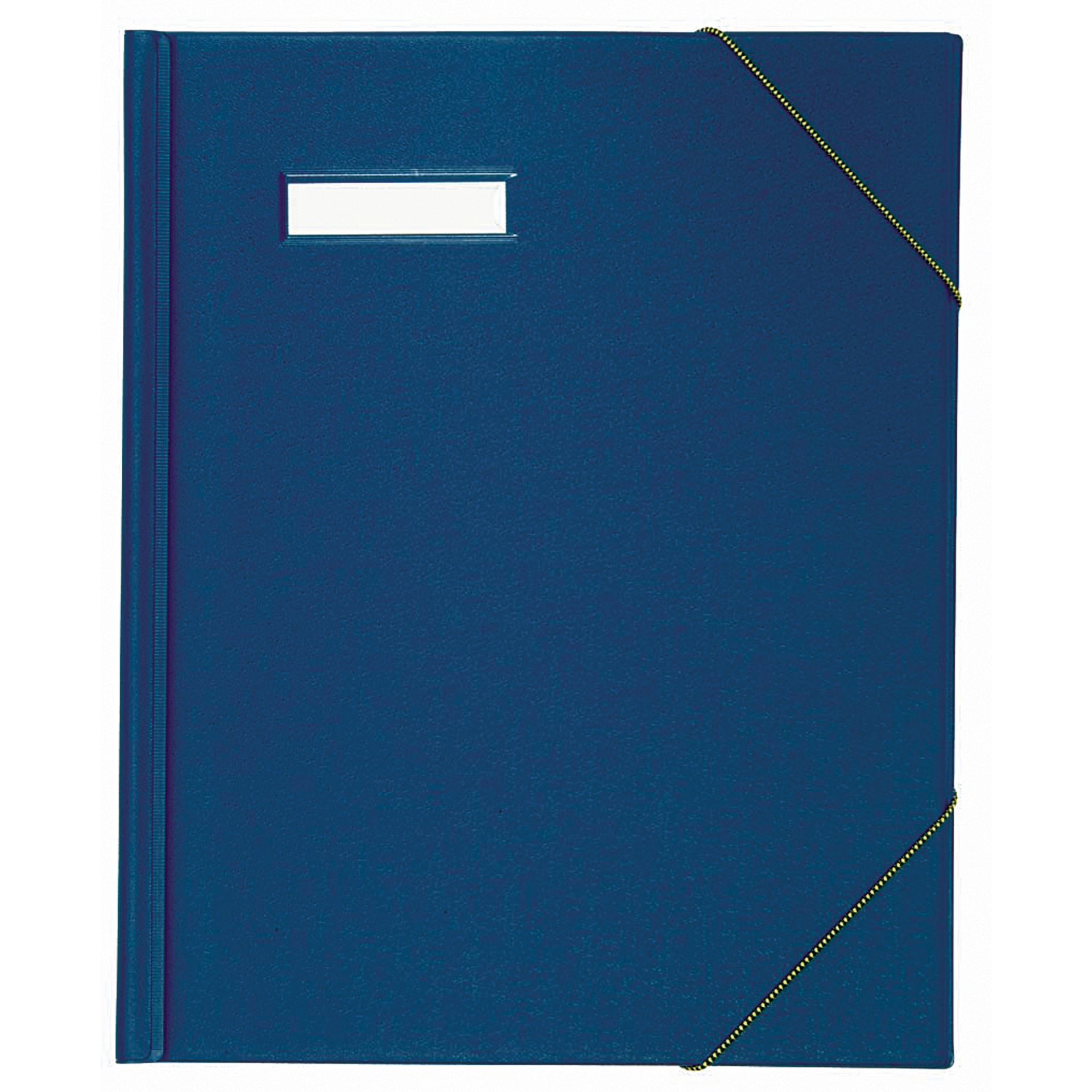 Umlaufmappe colors DIN A4 PVC Eckspanngummi blau