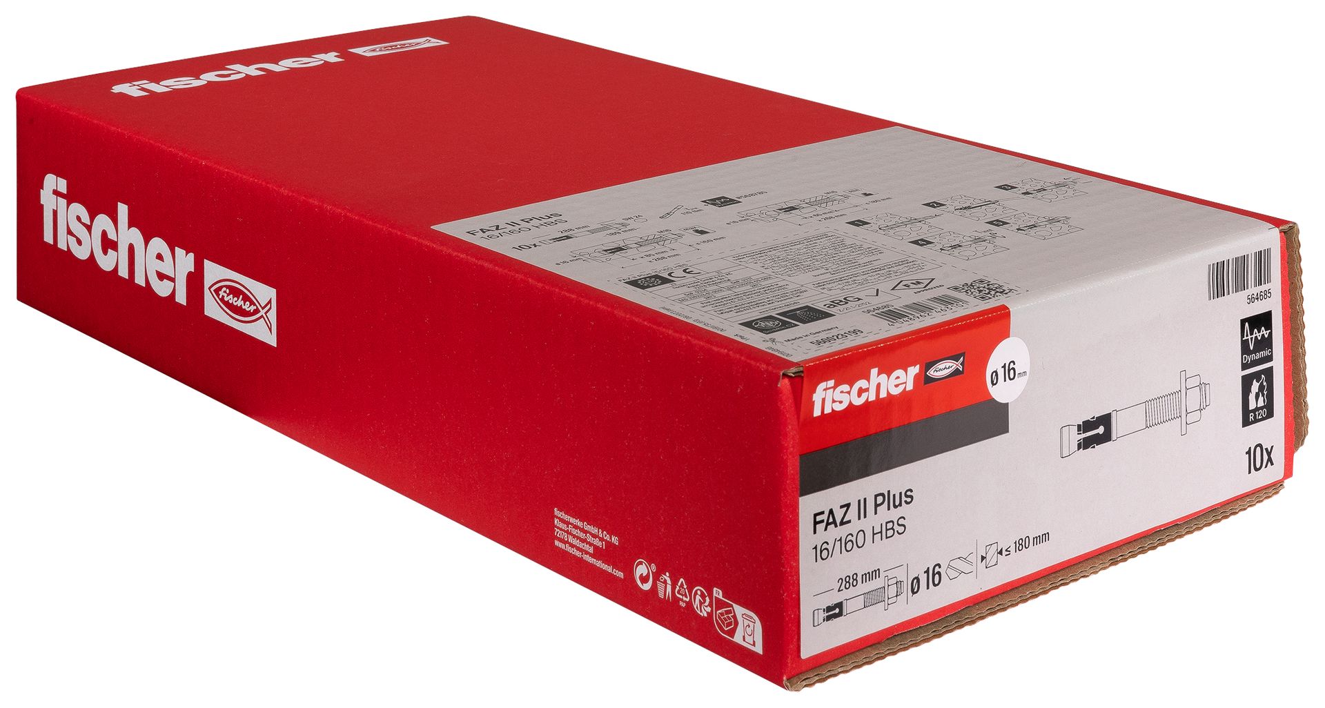Fischer Bolzenanker FAZ II Plus 16 160 HBS