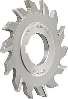 Scheibenfräser DIN885 HSSE Typ HR Form A Kreuzverzahnt 50x4mm FORMAT