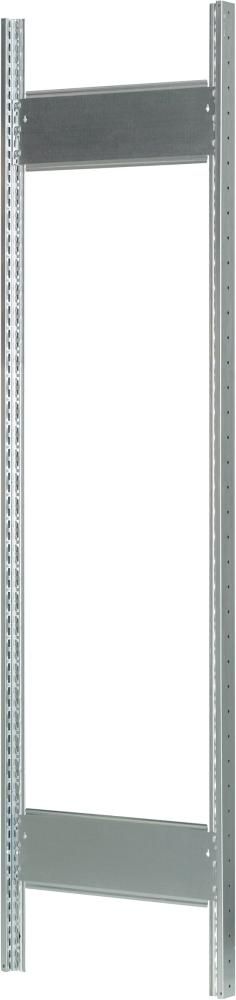 T-Profilrahmen H2000xT300 mm montiert mit Tiefenriegel verzinkt