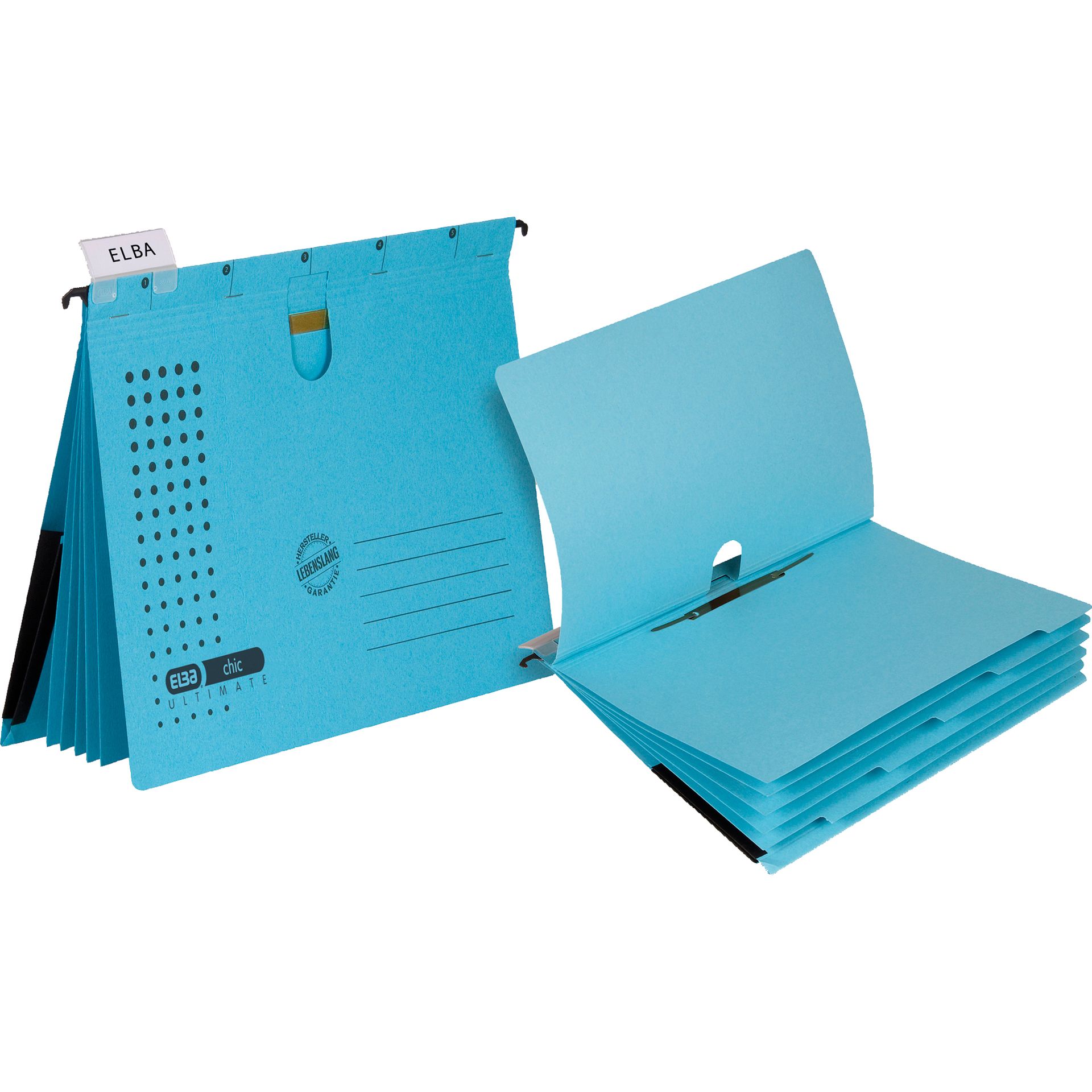 Hängehefter chic ULTIMATE DIN A4 blau 5 St./Pack.