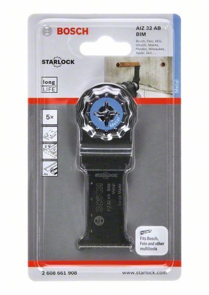 Bosch BIM Tauchsägeblatt AIZ 32 AB, Metal, 50 x 32