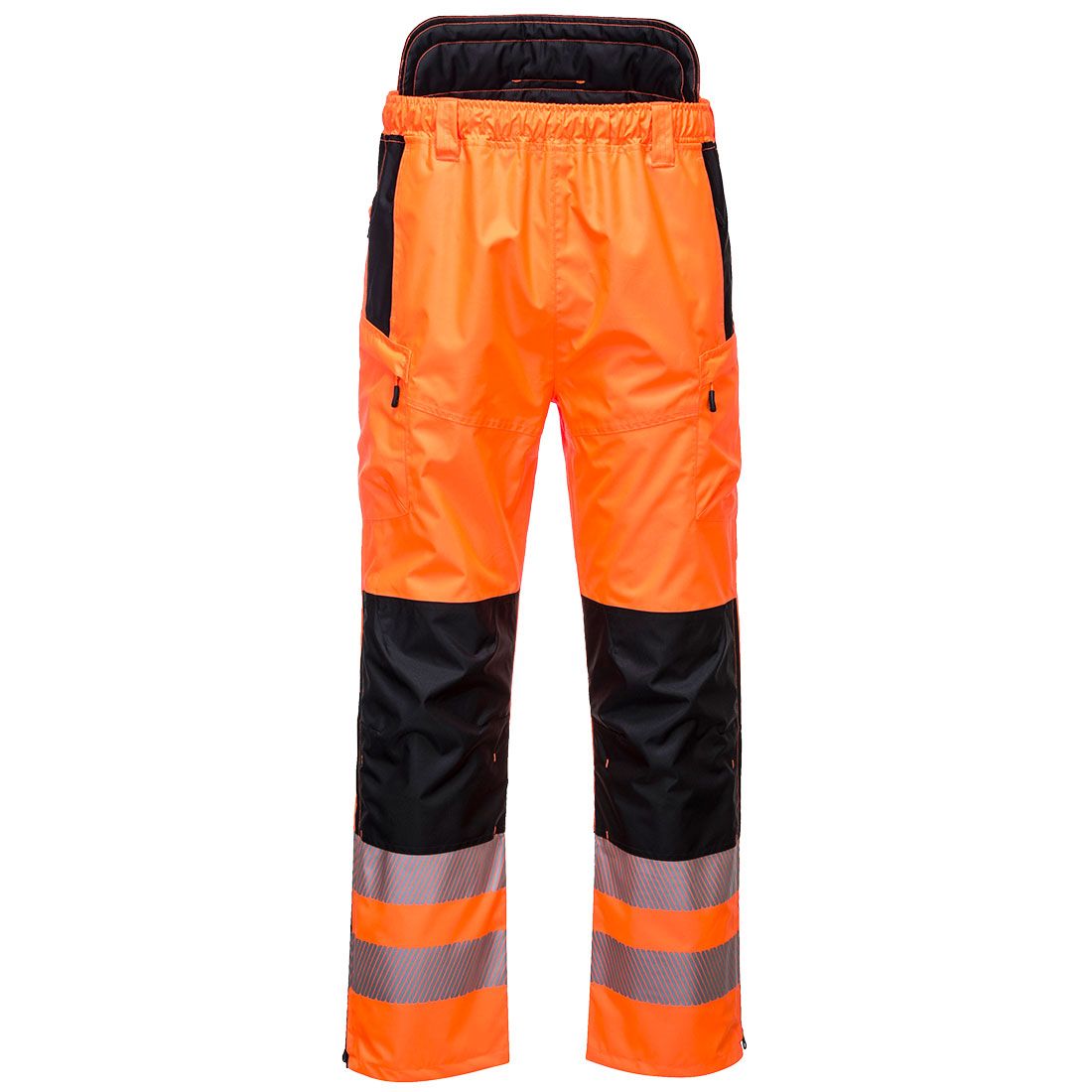 Portwest PW3 Warnschutz-Regenhose, Orange, Gr. 6XL