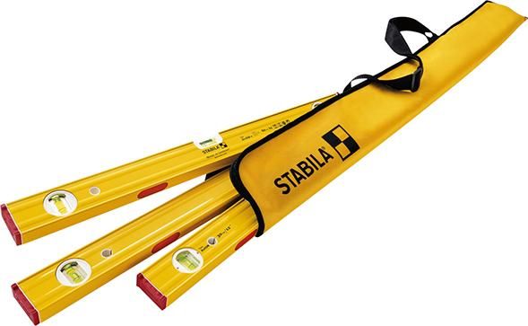 STABILA Wasserwaagen PRO SET 80 ASM, 120 cm / 60 cm / 30 cm / Tasche