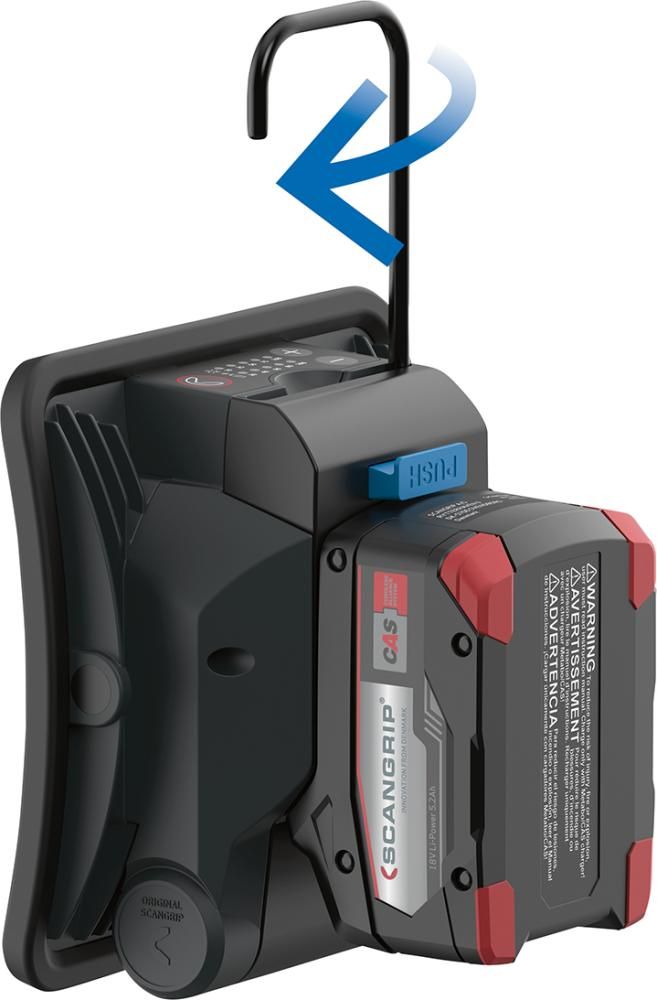 Akku-Arbeitsleuchte NOVA 2 CONNECT 200-2000Lumen ohne Akku SCANGRIP