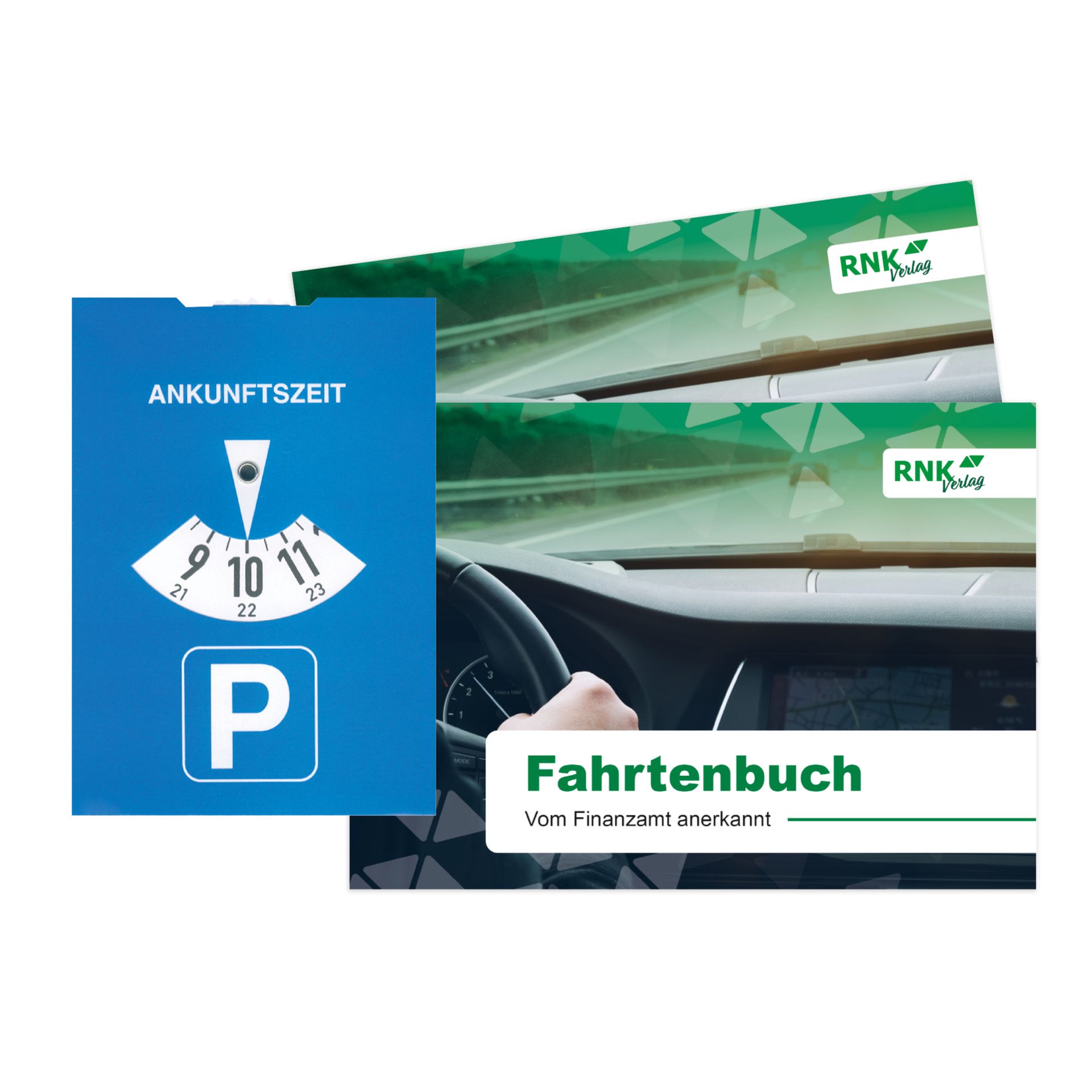 Fahrtenbuch PKW A6  quer 2St +Parkscheibe