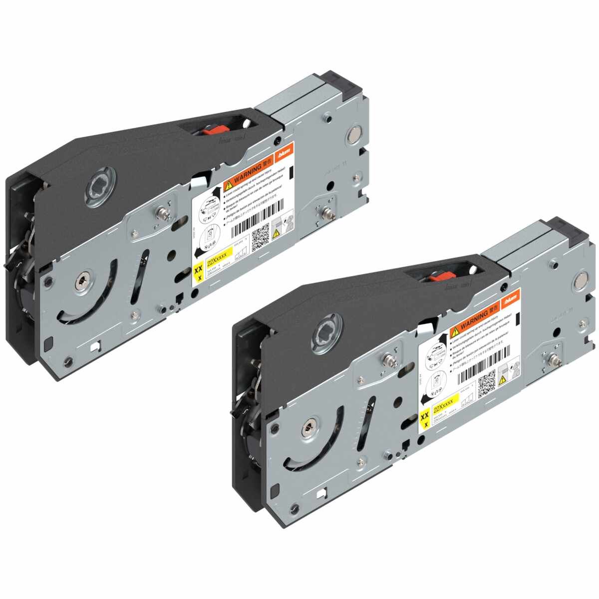 AVENTOS HL top Hochliftklappe, Kraftspeicher (Set), KH=390-580 mm, mit SYSTEM-Schrauben, für SERVO-DRIVE geeignet, verzinkt