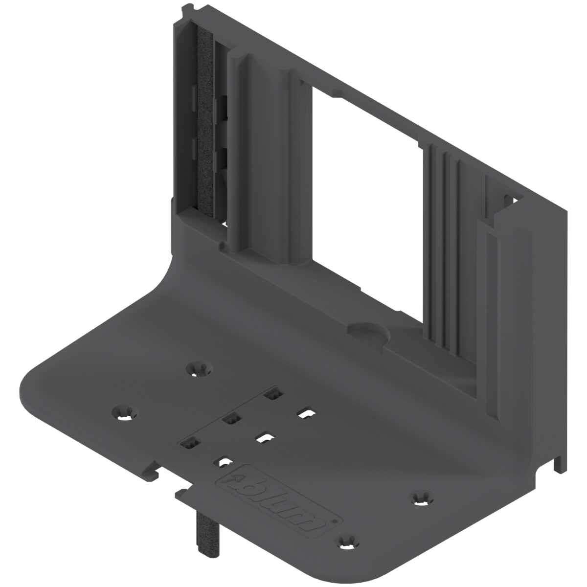 SERVO-DRIVE Aufnahmewinkel, Kunststoff / Stahl für 1 Antriebseinheit, mit Kabel (Kabelüberstand 800 mm), tiefgrau
