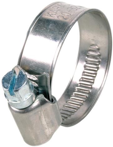 Schlauchschelle W4 12-20mm x 9 mm breit DIN 3017 GEKA