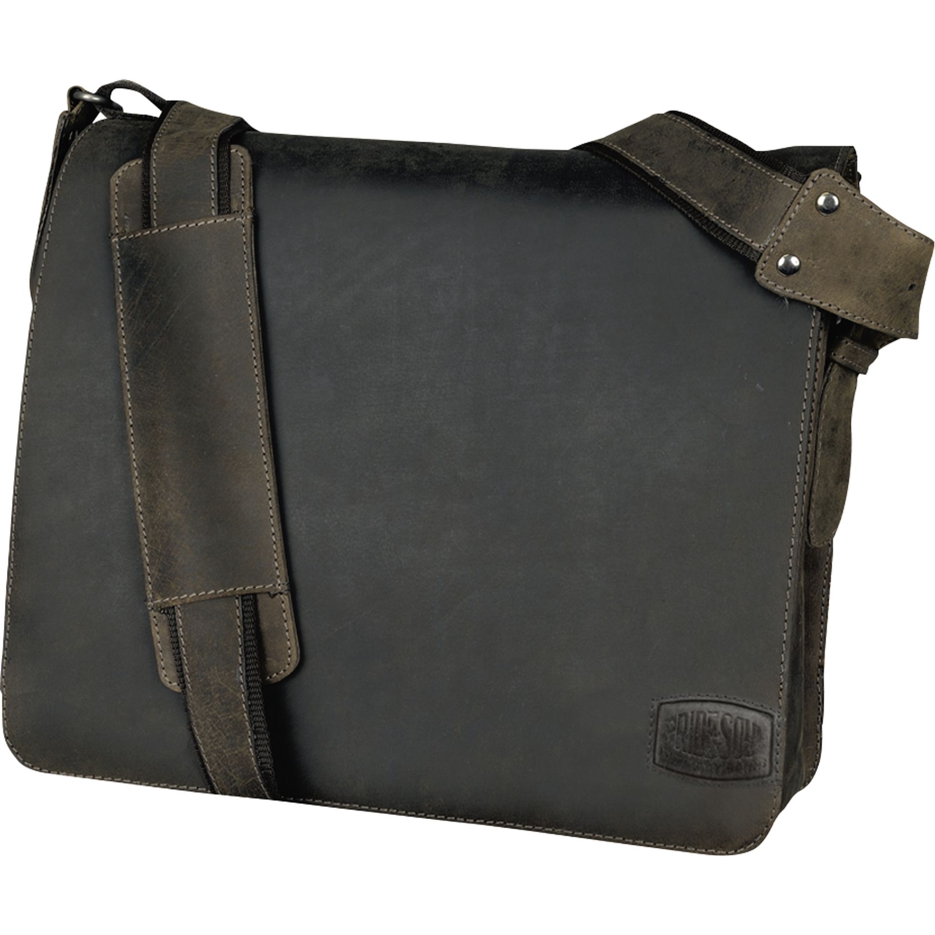 Notebooktasche BEN  37x33x14cm Echtleder braun