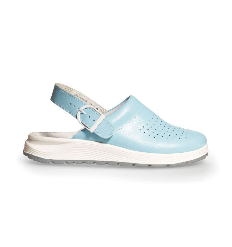 Active Clog blau perforiert mit Schnalle - 40