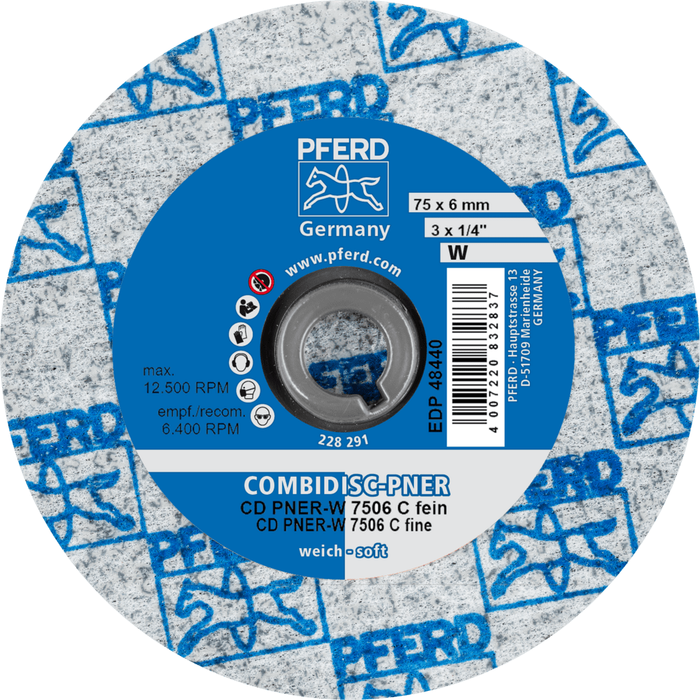 PFERD COMBIDISC-Schleifwerkzeuge CD PNER-W 7506 SiC F