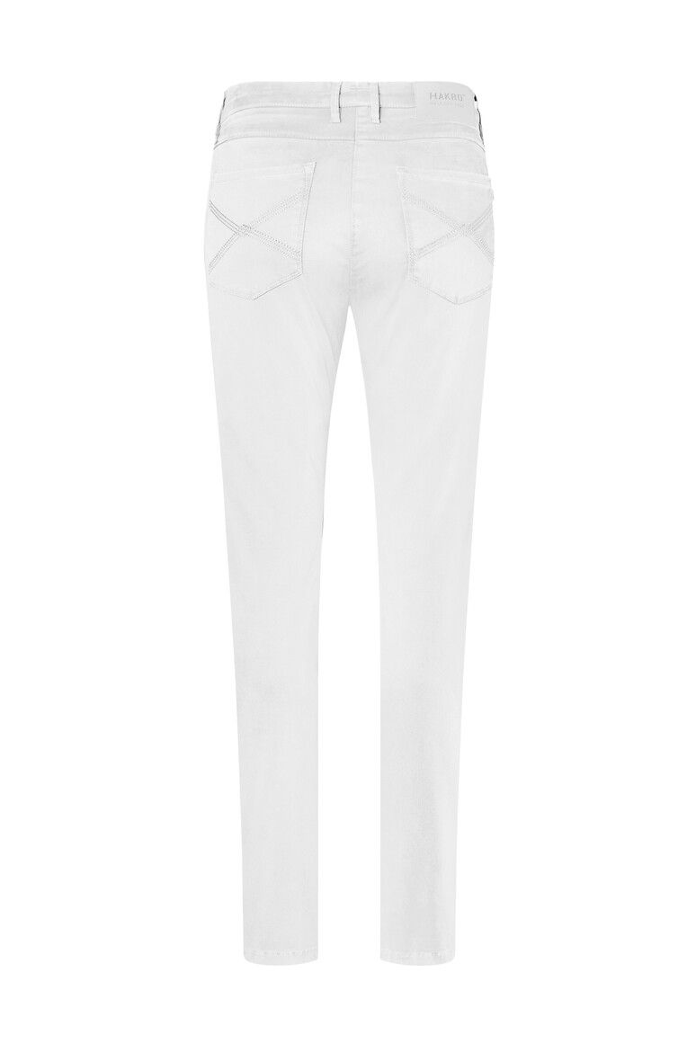 HAKRO Damen Chinohose X-Stretch weiß, XS