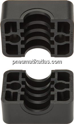 Klemmbackenpaar 6mm, Baugröße 0, leichte Baureihe (nur eine seitliche Befestigun