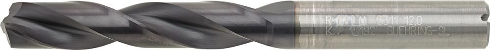 Spiralbohrer SL VHM FIRE Innenkühlung Schaft 6537-HA 5xD 8,30mm GÜHRING