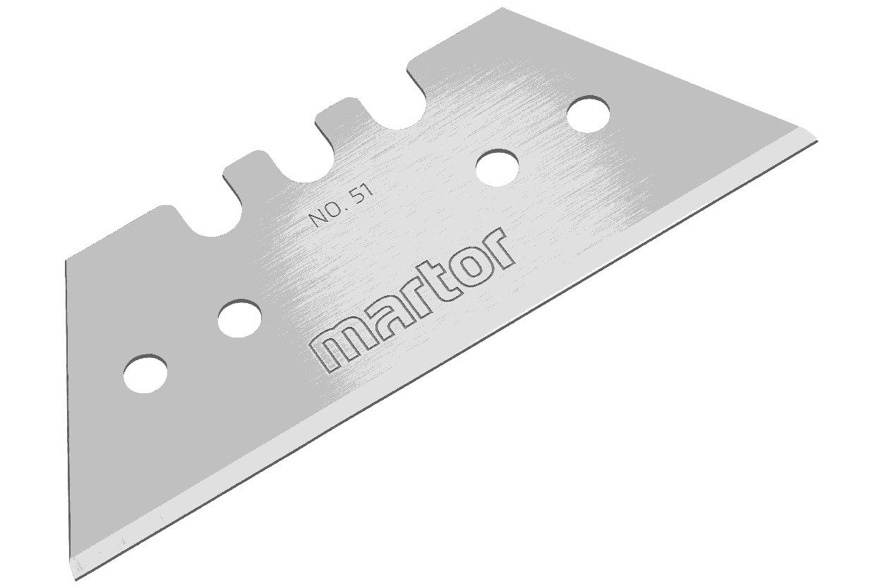 MARTOR Ersatzklinge TRAPEZKLINGE 51 Standardschliff | 10 Stück