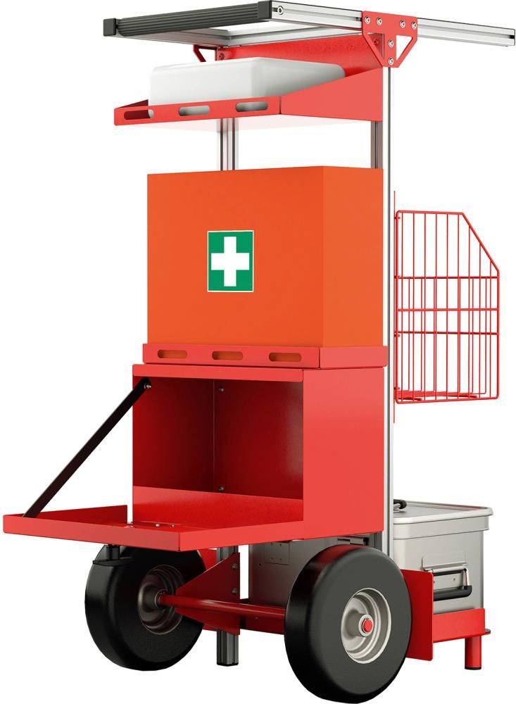SafeCaddy "Erste Hilfe" mit Beladung SafeCaddy Erste Hilfe mit Beladung