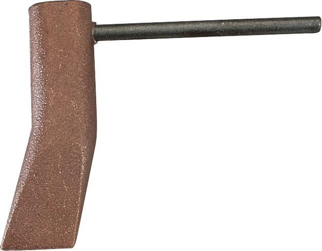 Kupferstück Hammerform m.Eisenstift gerade für Propan-Handgriff 250 g GCE