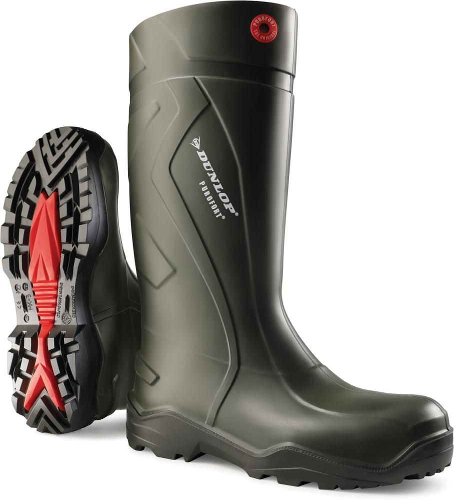 Stiefel Dunlop Purofort+,S5CI SRC, Gr.39, grün