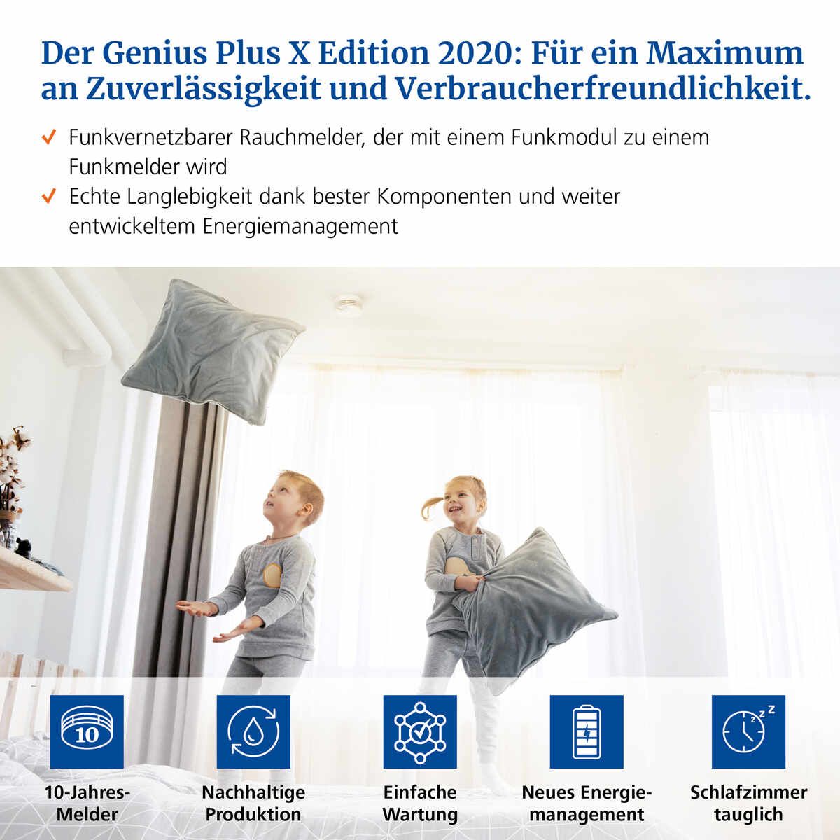 Hekatron Rauchwarnmelder Genius Plus X