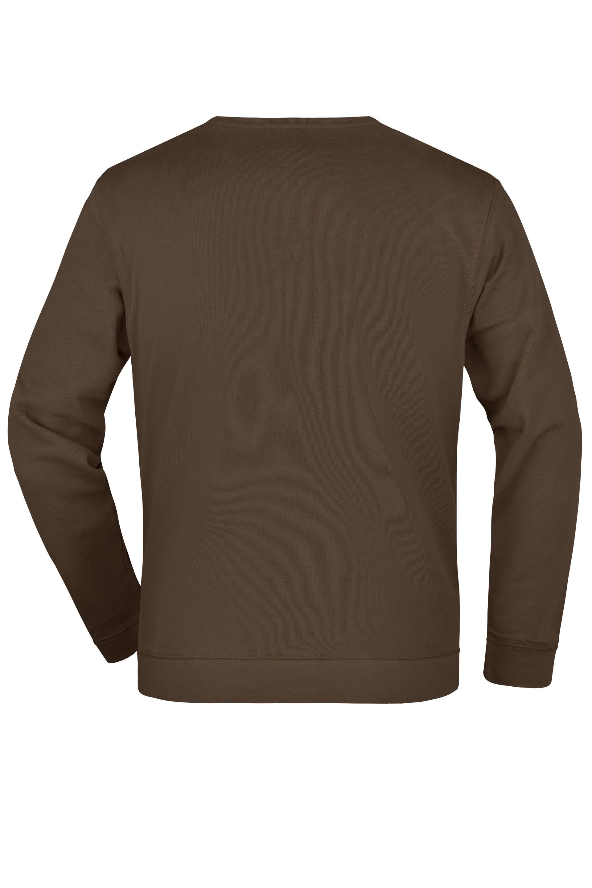 James & Nicholson JN057 Sweatshirt, Braun, Gr. M