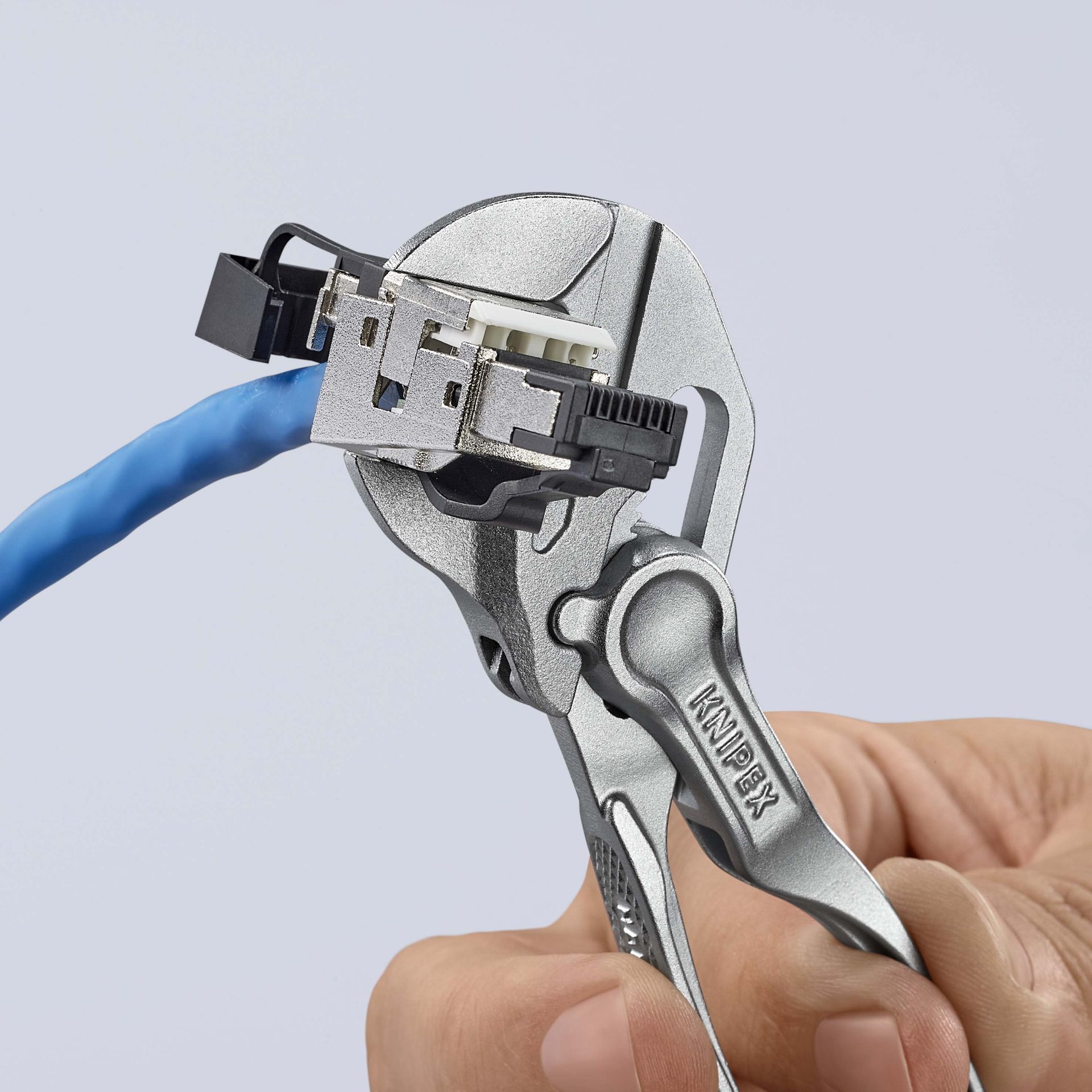 KNIPEX Zangenschlüssel XS aufgeprägte, raue Oberfläche