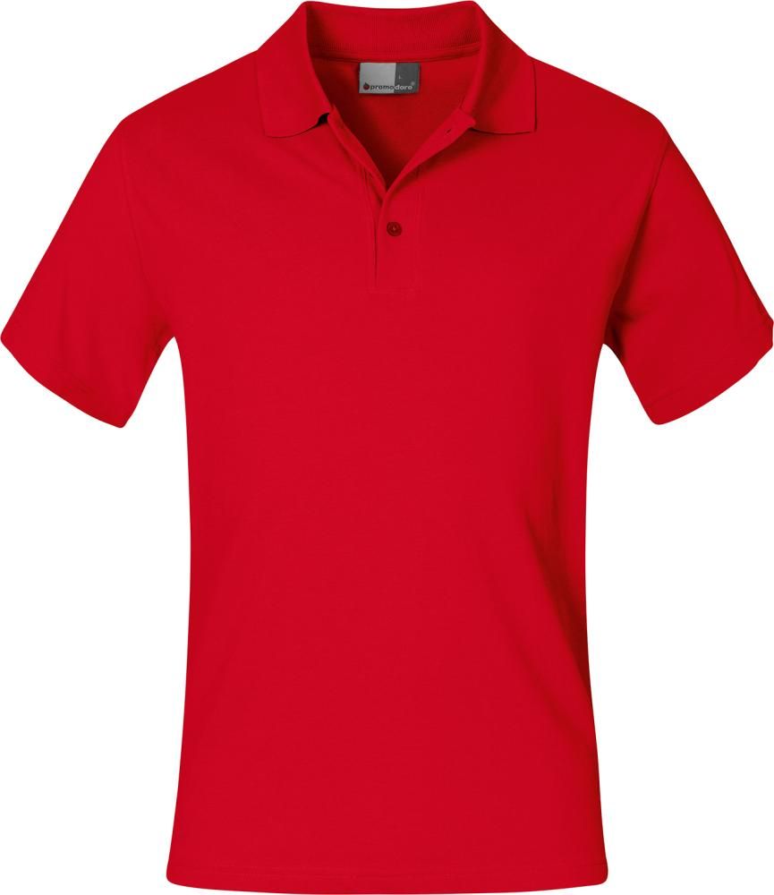 Poloshirt, Gr. 2XL, rot