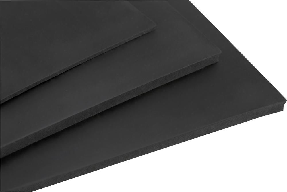 Gummi-Platte FKM rein, 75 Shore A 2,0 mm, 1500x10000mm