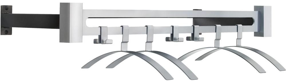 Wandgarderobe Montana B 1000mm, alusilber