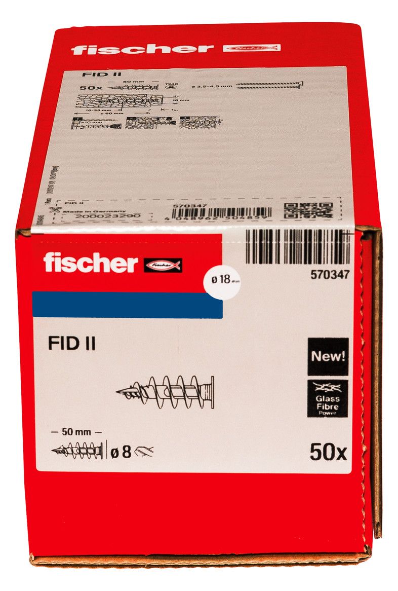 FISCHER Dämmstoffdübel, Torx40