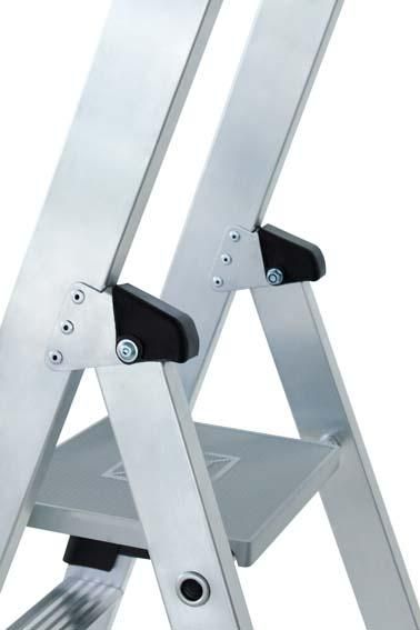 Alu-Stehleiter 3 Stufen clip-step Gesamthöhe 1,34 m Arbeitshöhe bis 2,70 m