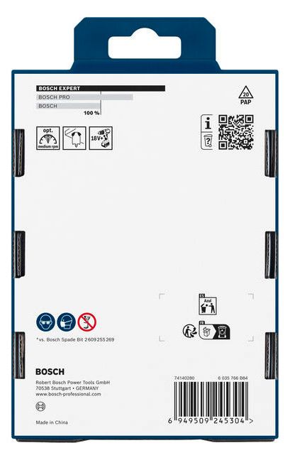 BOSCH Flachfräsbohrersatz