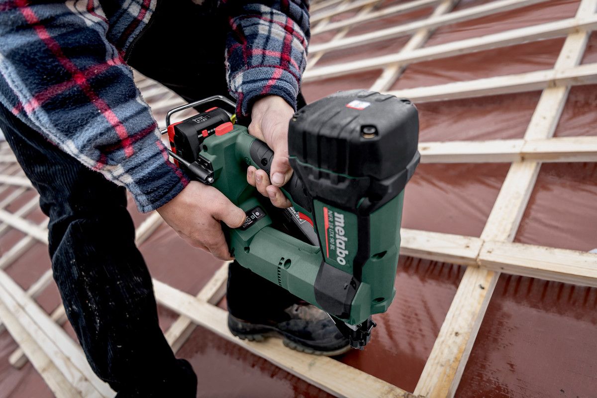 Akku-Nagler solo NFR 18 LTX 90 BL Metabo ohne Akku ohne Ladegerät metaBOX