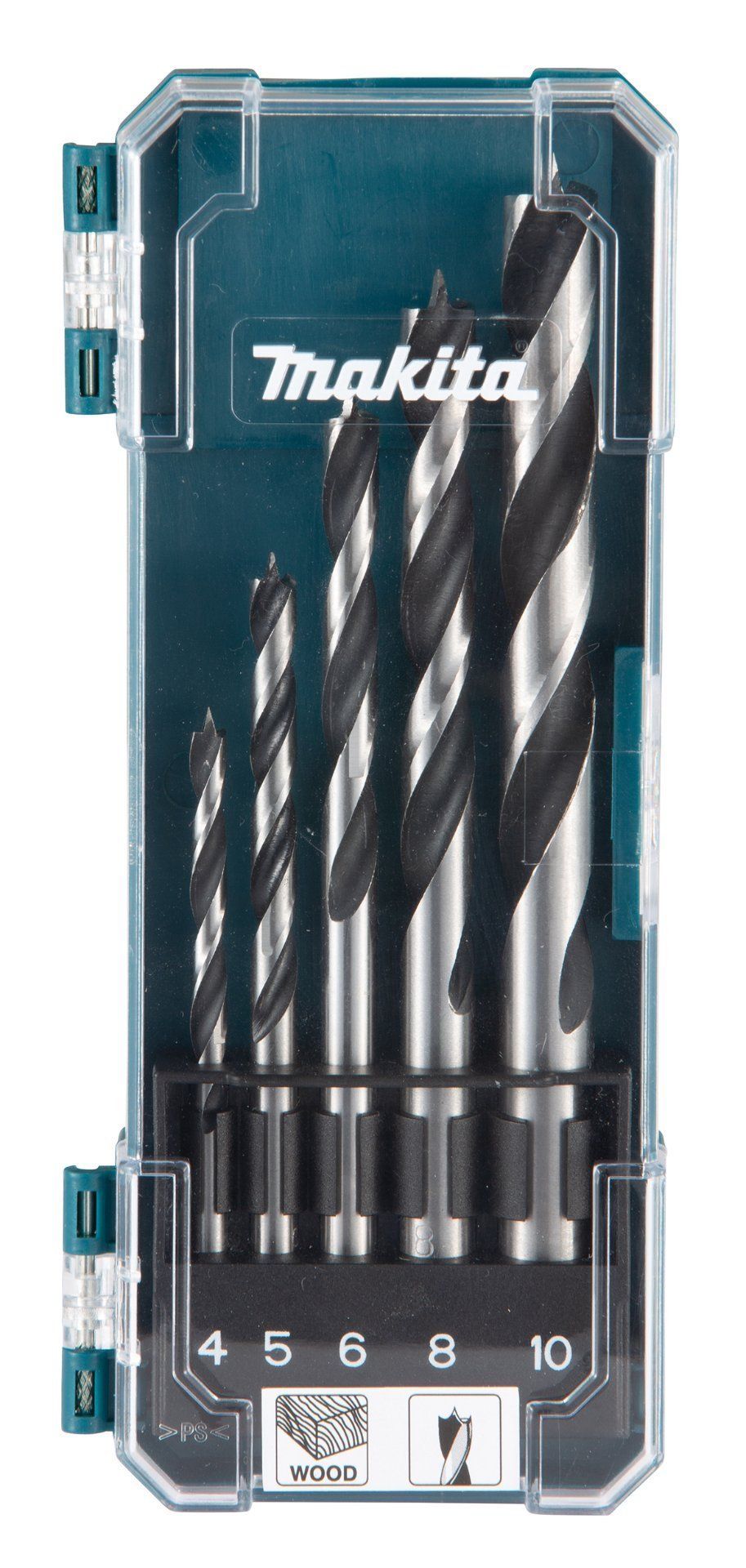 Makita Holzbohrer-Set 4-10mm